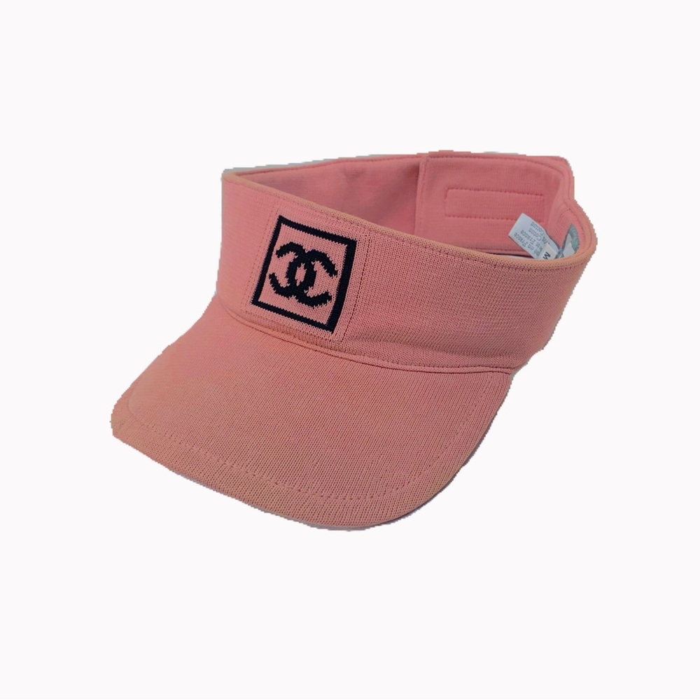 Vintage Chanel cotton visor hat